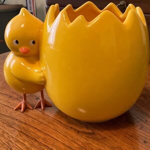 Egg and Chick Easter Planter